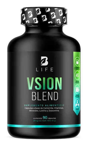 Suplemento Para Visión 90 Cápsulas Luteina Zeaxantina B Life Vsion Blend