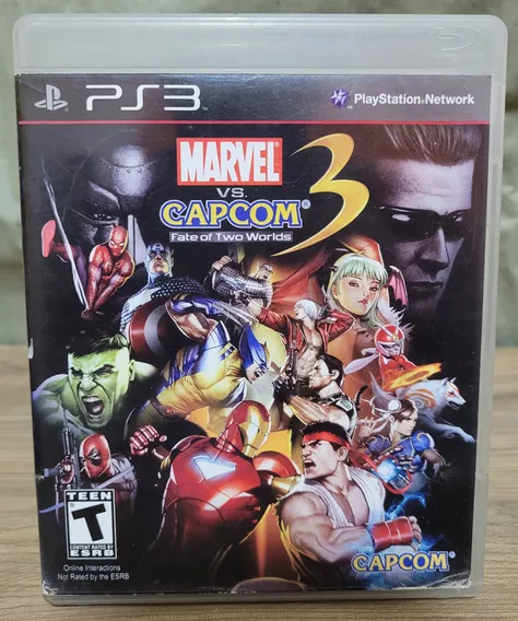 Marvel Vs Capcom 3 - Jogo Original Para Ps3 Mídia Física. 