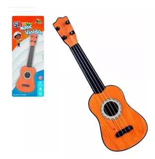 Brinquedo Violãozinho Mini Cavaquinho Infantil Corda 28 Cm