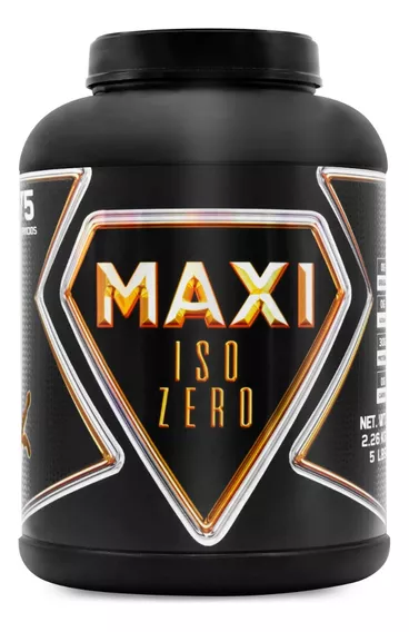 Proteína Iso Zero Maxi Whey 0 Carbs 2.2kg 75 Servicios Sabor Chocolate