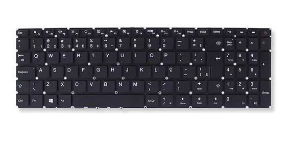 Teclado P/ Notebook Lenovo Ideapad 110-15ibr Marca Bringit