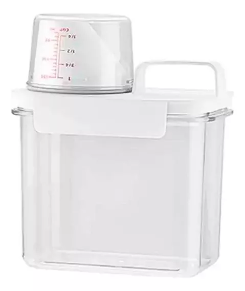 Pote Dispenser Com Copo Dosador E Tampa Hermética 1,1l Maxx