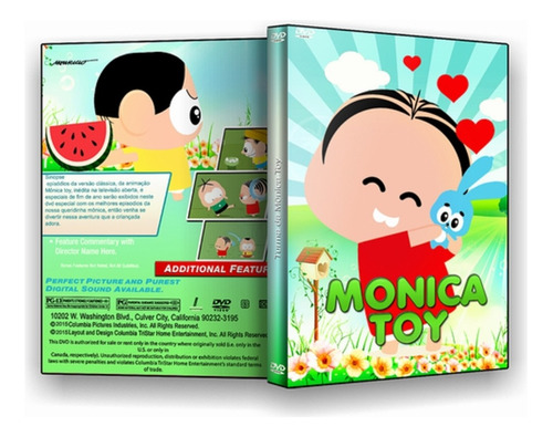 Dvd Mônica Toy - 125 Episódios - Infantil Lançamento - 1 Dvd