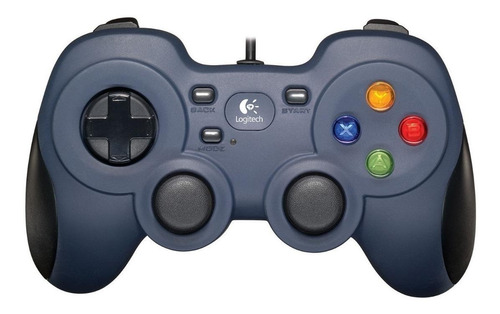 Gamepad F310 C/ Fio Cor Azul/Preto Logitech