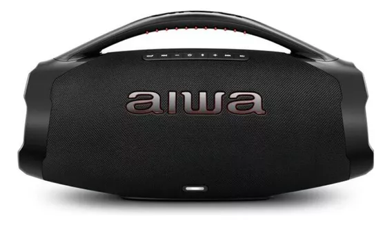 Caixa De Som Boombox Plus Aiwa Bbs-01b 200w Bt 30h Ip66 Usb