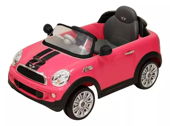 Carro Electrico Prinsel Mini Cooper Rosa