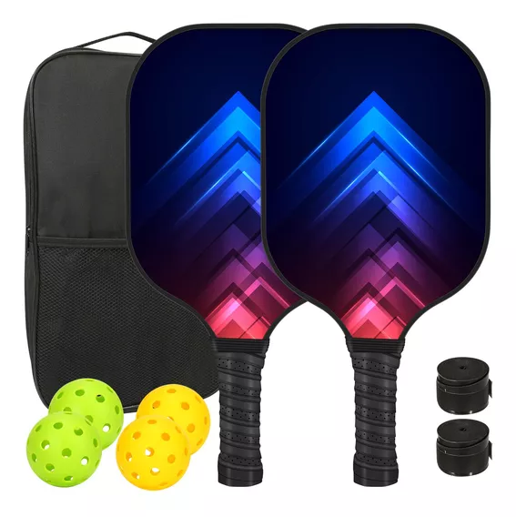 Paletas De Pickleball Con Agarre Ergonómico Y Accesorios Com