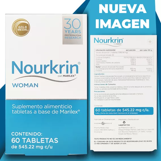 Nourkrin Woman Tratamiento Completo Anticaída Mujer 60 Tabs 