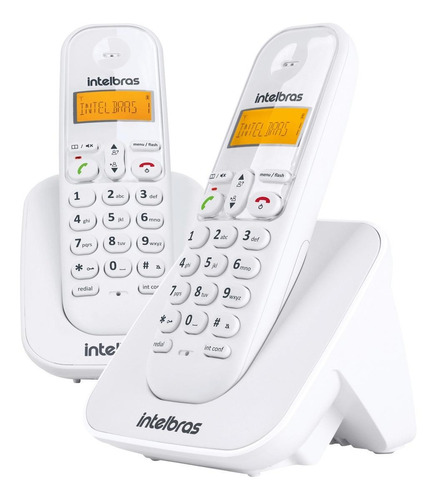 Telefone Sem Fio Com Ramal Ts3112 Branco Intelbras 110V/220V