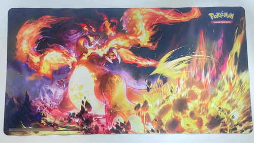 Pokémon Tcg Playmat Charizard Tapete De Juego