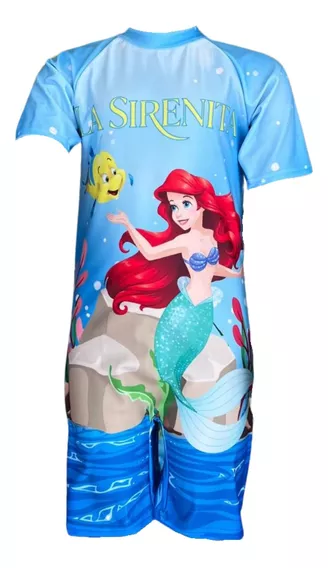 Traje De Baño Ropa Playa Niña Sirenita Ariel