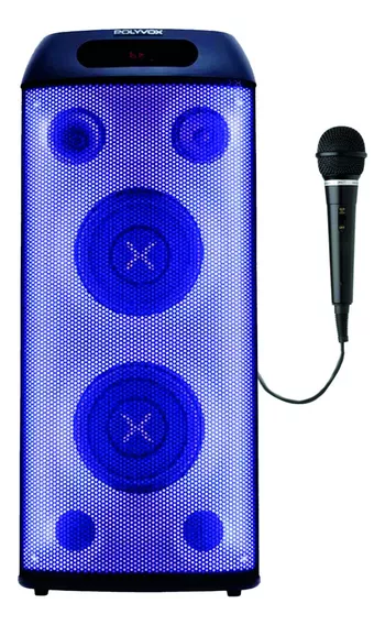 Caixa Som  Polyvox Xt-660t Bluetooth Led Tws 800w - 1 Mic