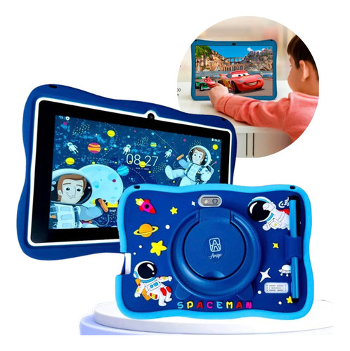 Tablet Kids Infantil Para Criança Com Youtube E Play Store