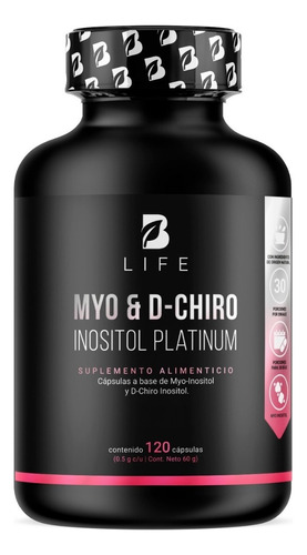 Myo Y D-chiro Inositol D 120 Cáps. Inositol Platinum B Life