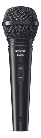 Microfone Para Vocal Shure Sv200 Cor Preto