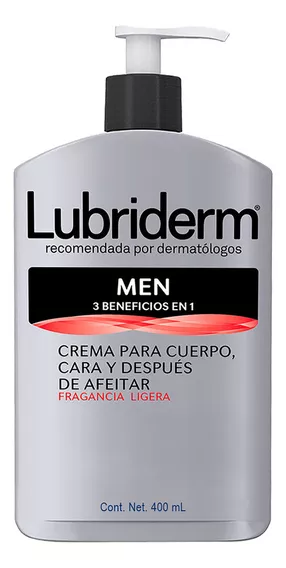 Crema Corporal Lubriderm® Men con Fragancia 400 ml