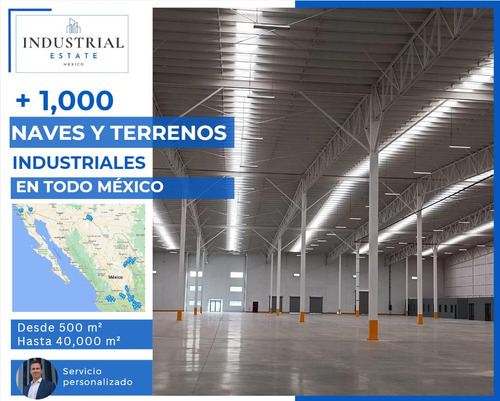 Nave Industrial En Renta Sobre La Carretera México-quéretaro 8000 M2