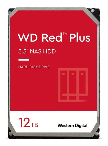 Hd Interno 3,5 12tb Western Digital Red Nas Ware Wd120efbx