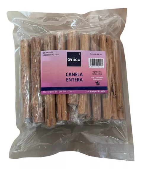 Canela Entera Ceylan 250 Grs.