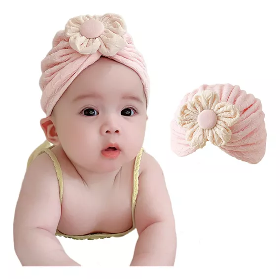 Gorro Turbante Con Moño Para Bebe Premium Headwrap