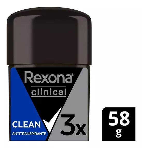 Antitranspirante Rexona Clinical Clean En Crema Para Hombre