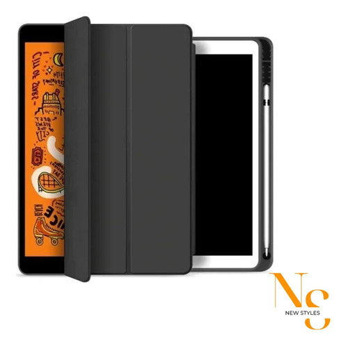 Kit 3 Capas Case Smart Cover iPad 10.5 Suporte Para Caneta