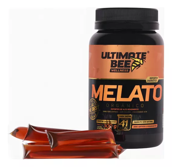 Mel Melato De Bracatinga Orgânico 24 Sachês 300g Ultimatebee