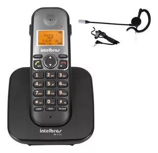 Aparelho Telefone Fixo Sem Fio Bina Fone Headset E Viva Voz