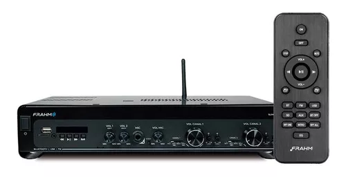 Receiver Amplificador Slim 4100 Optical G5 Frahm 300 W Preto