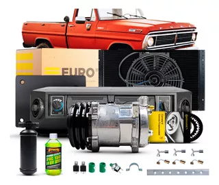 Kit Ar Condicionado Ford F1000 Com Compressor 7h15 Completo