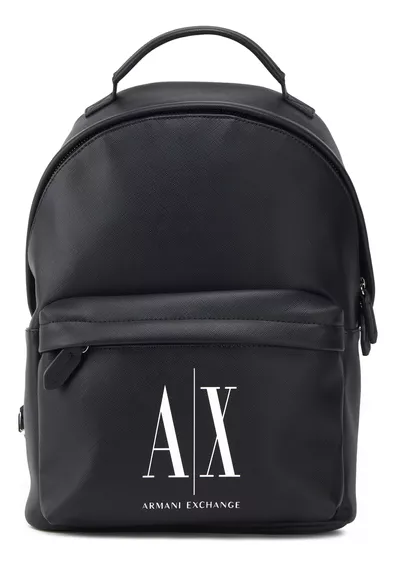 Mochila Armani Exchange Color Negro Para Mujer Piel Sintética Calidad Premium