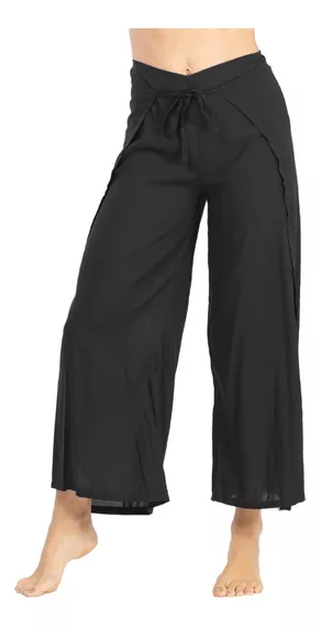 Fullsand Pantalón Pareo Mujer-dappx48. Color Negro Talla Unitalla