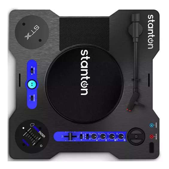 Stanton Stx Toca Discos Scrath Dj Auto Falantes Integrados