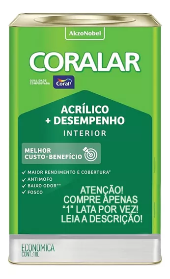 Coral Acrílica tinta anti mofo coralar cores cor verde piscina