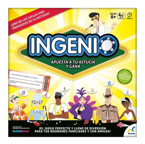 Juego De Mesa Novelty Ingenio Caja De Carton