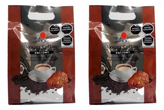 2 Bolsas Lingzhi Coffee Dxn 3 En 1 Café Crema Ganoderma