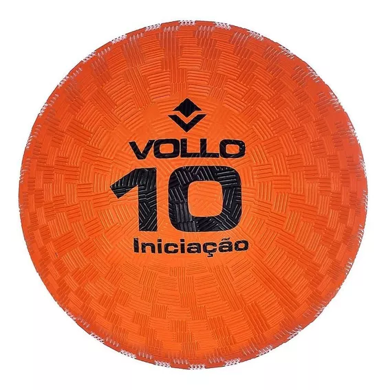 Bola Infantil Escolar Queimada T10 Vollo Iniciação Esportiva Cor Laranja