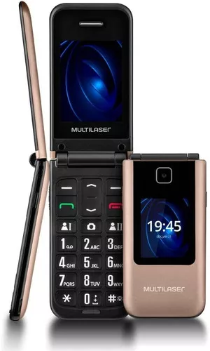 Multilaser Flip Vita Duo Dual SIM 32 GB Dourado 32 MB RAM