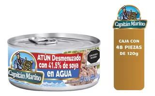 Caja De Atún En Agua Capitán Marino 48/140gr