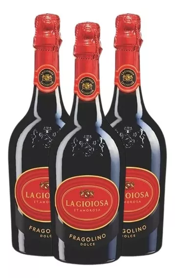 Vino Espumoso La Gioiosa Fragolino Dolce Tinto 750ml