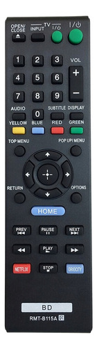 Controle Remoto Para Sony Blu-ray Player Bdp-s480 Bdp-s2100