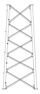Sección 6 Base Para Torre Autosoportada Línea Ssv (código De