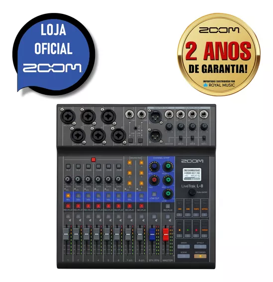 Zoom Mixer Livetrak L8 100V/240V