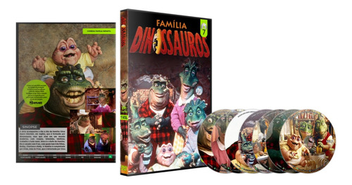 Dvd A Família Dinossauros Série Completa Dublado