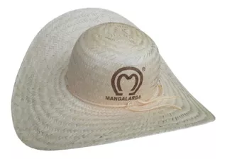 Chapéu Mangalarga Palha Agro Cowboy Para Cavalgada Luxo