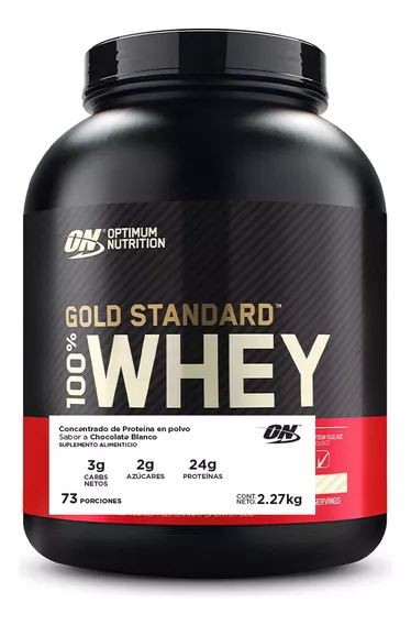 Optimum Nutrition Gs 100% Whey Sabor Chocolate Blanco (5 Lb)