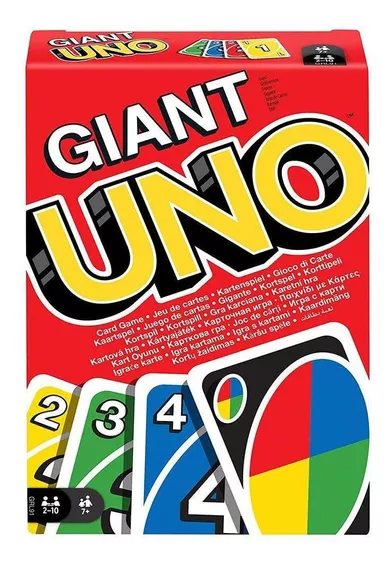 Uno Gigante Clásico Juego De Mesa Cartas Original 