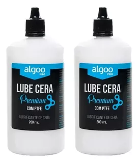 Lubrificante Algoo Lube Cera Ptfe Premium 200 Ml 2 Unidades