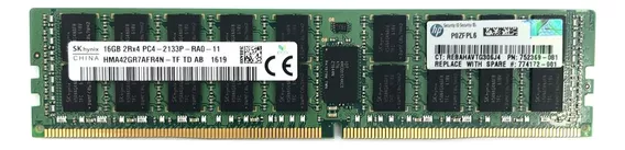 Memória Servidor 16gb Pc4-2133p Hp Pn 752369-081