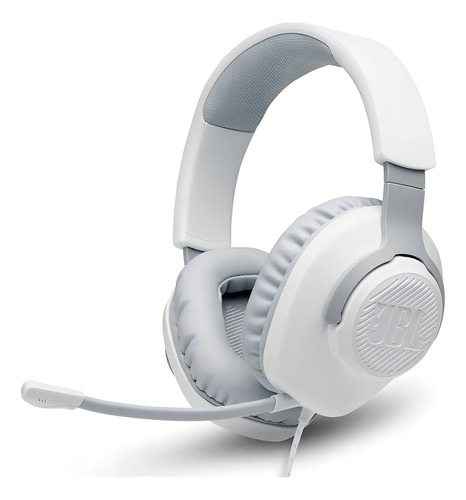 Headset Gamer Quantum 100 Com Fio E Microfone Branco JBL